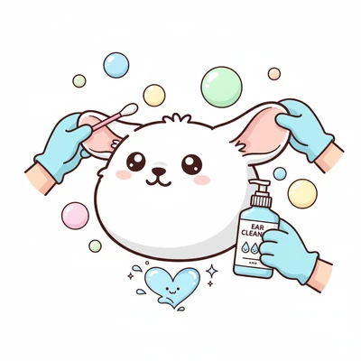 Чистка ушей собаке