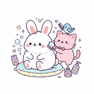 Груминг кроликов