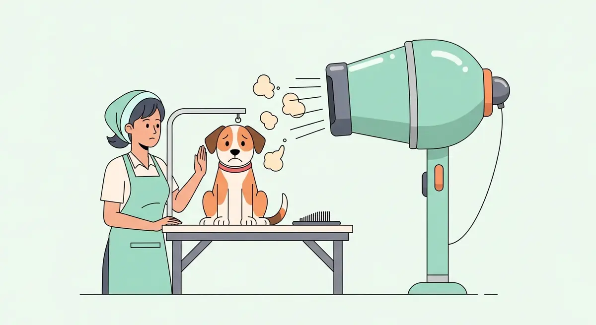 Фен для собаки: почему нельзя сушить на максимуме?