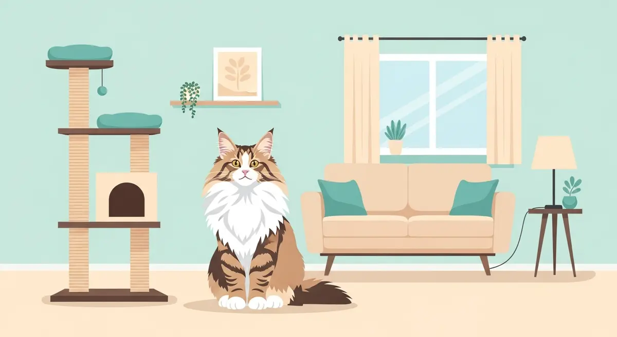 Норвежская лесная кошка в квартире: уход за северной красавицей