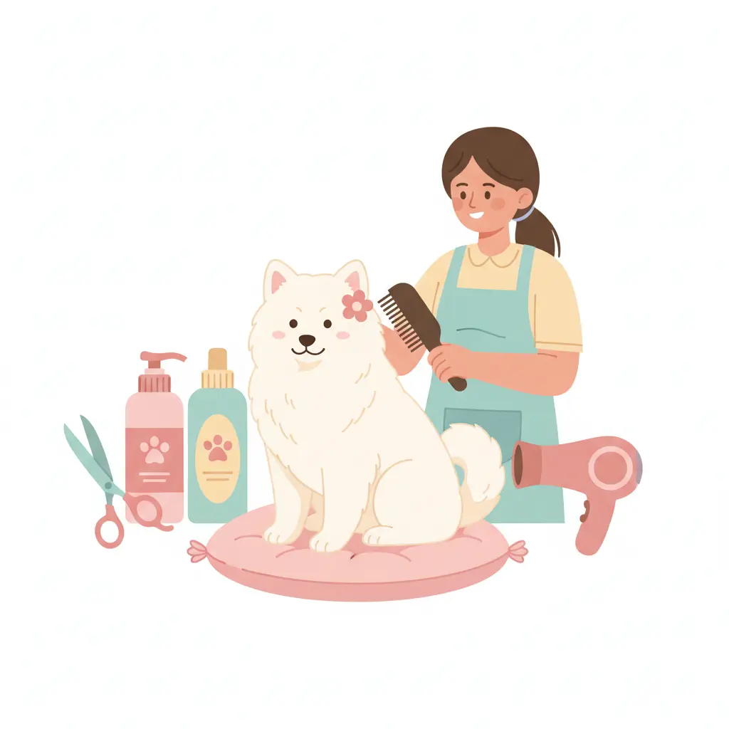 Померанский шпиц: как ухаживать за шерстью облака