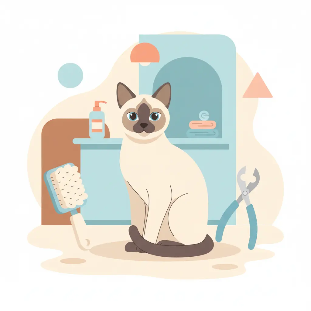 Сиамская кошка: элегантность и минимум ухода — или нет?