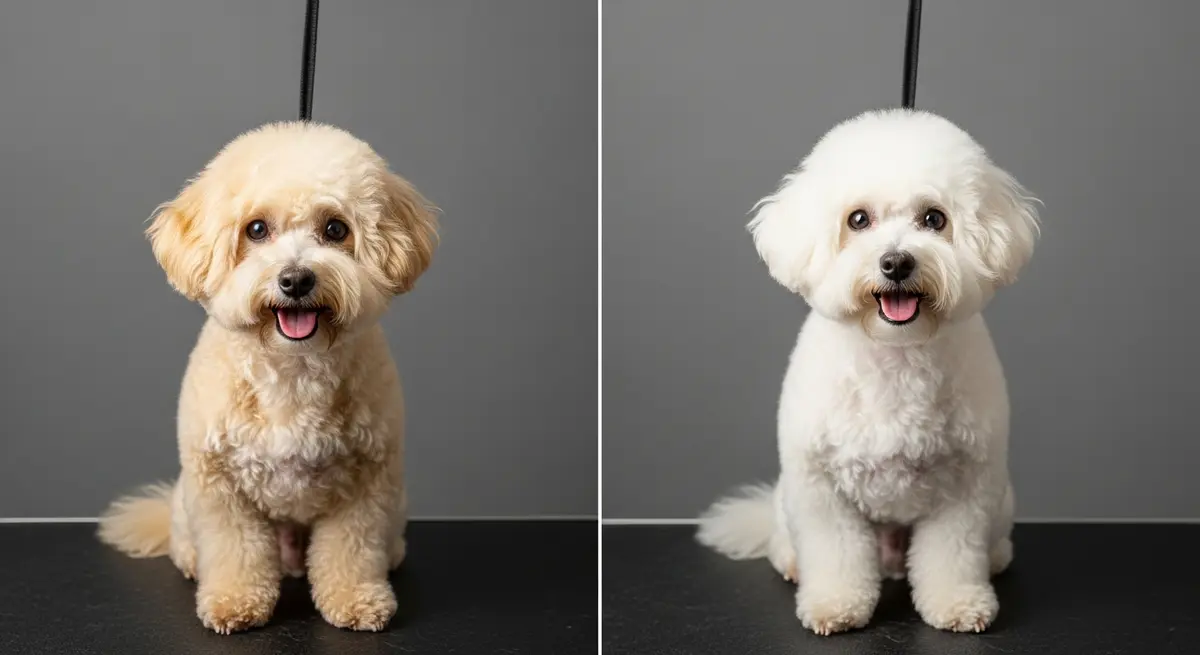 Бишон фризе до и после груминга