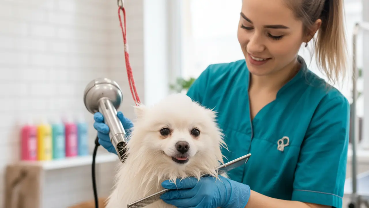 Померанский шпиц: груминг самой пушистой и инстаграмной породы