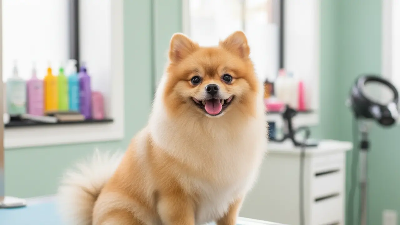 Померанский шпиц: груминг самой пушистой и инстаграмной породы