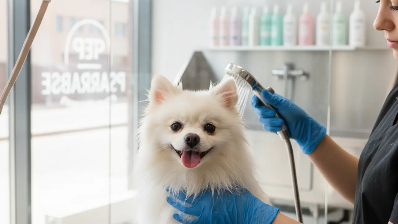 Померанский шпиц: как ухаживать за шерстью облака